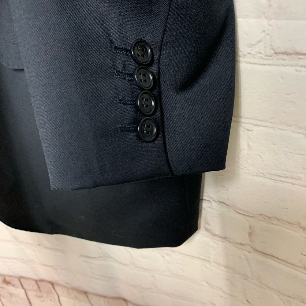 Canali Navy Wool Mitchells Westport Sport Coat Italy Size 48 R - Picture 3 of 10